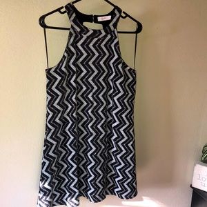 Candie’s Sparkly Halter Mini Dress.